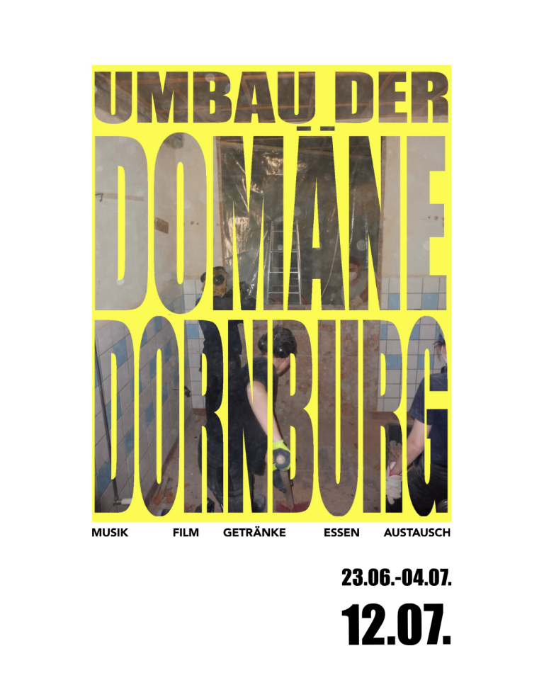 Umbau der Domäne Dornburg